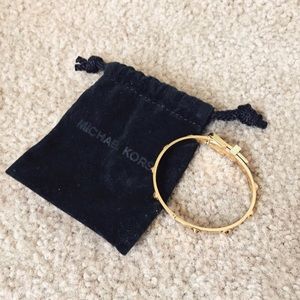 Michael kors gold bangle